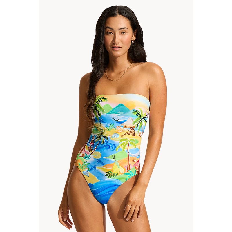 South Pacific Bandeau One Piece