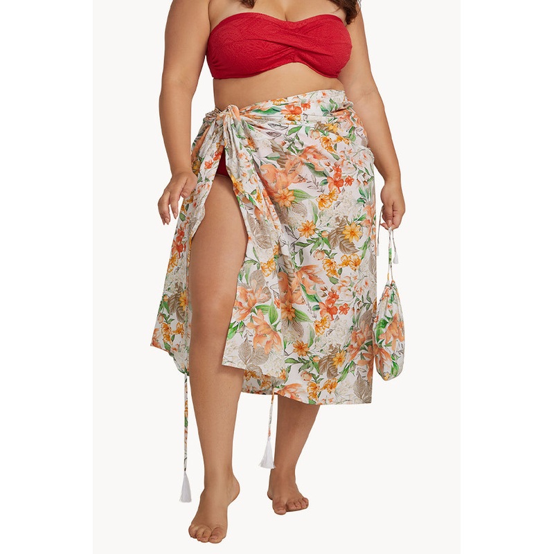 La Dolce Vita Beach Sarong With Bag