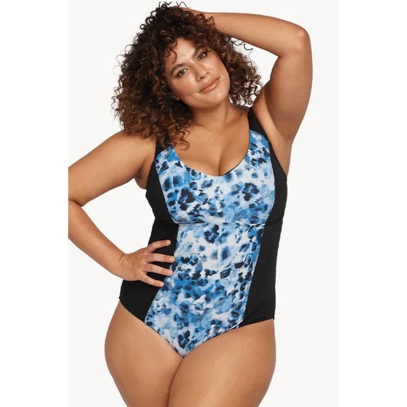 Natare Aqua Turner V Neck One Piece
