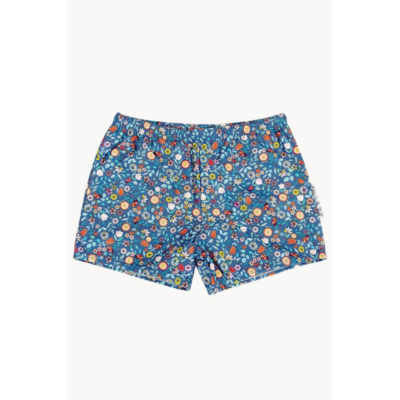 Girls Ditsy Blue Short