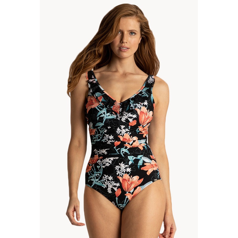 Lily Garden DD/E Cup Mesh Frill One Piece