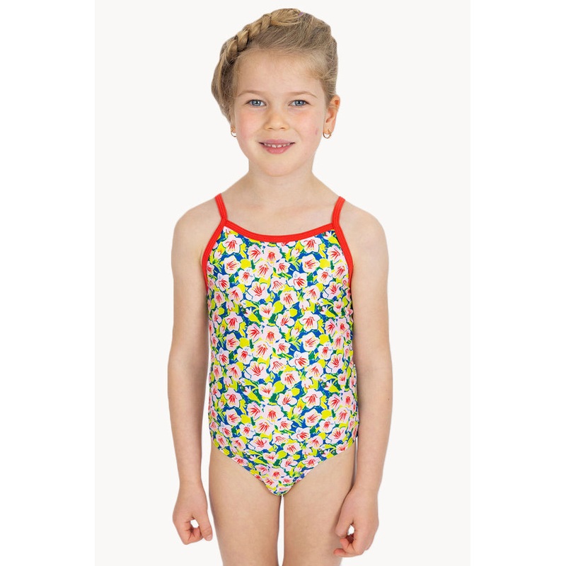 Girls Hibiscus One Piece