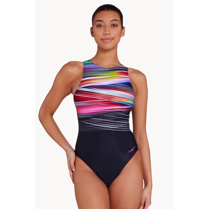 Prism Geo Hi Front One Piece
