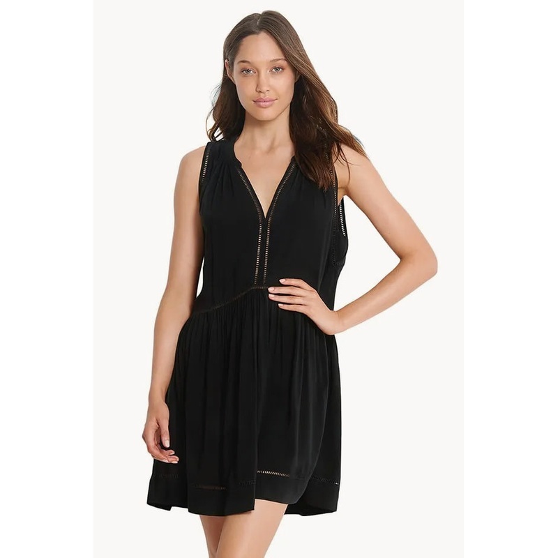 Ladder Detail Dress