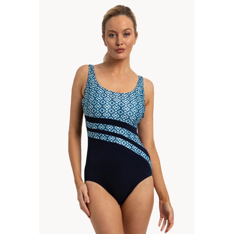 Ocean DD/E Cup Wave Spliced One Piece