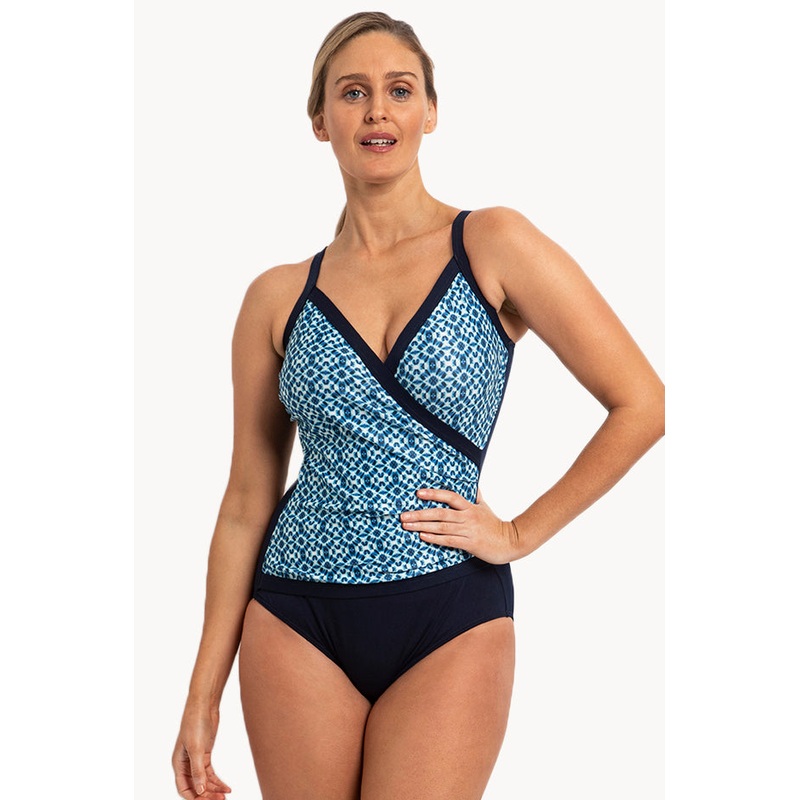 Ocean Diagonal Drape One Piece