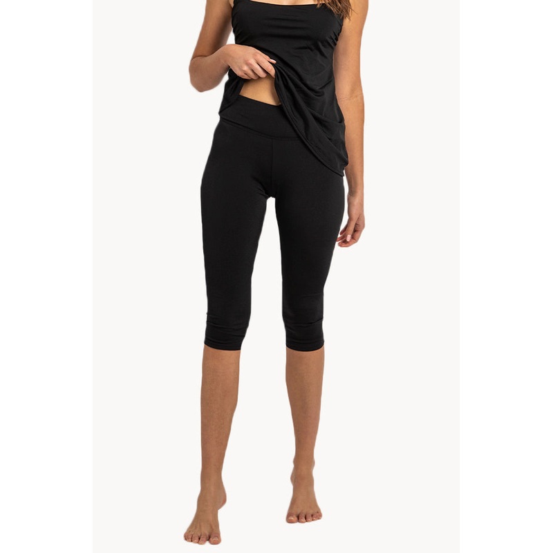 Plain Capri Swim Pant