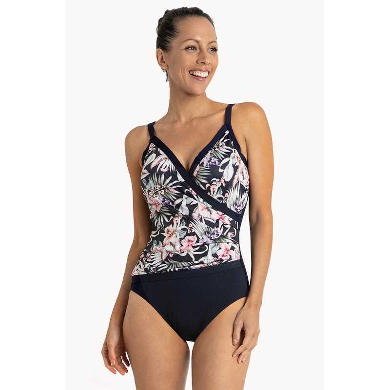 Saltbeach Diagonal Drape One Piece