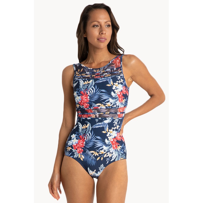 Travel Mesh High Neck One Piece