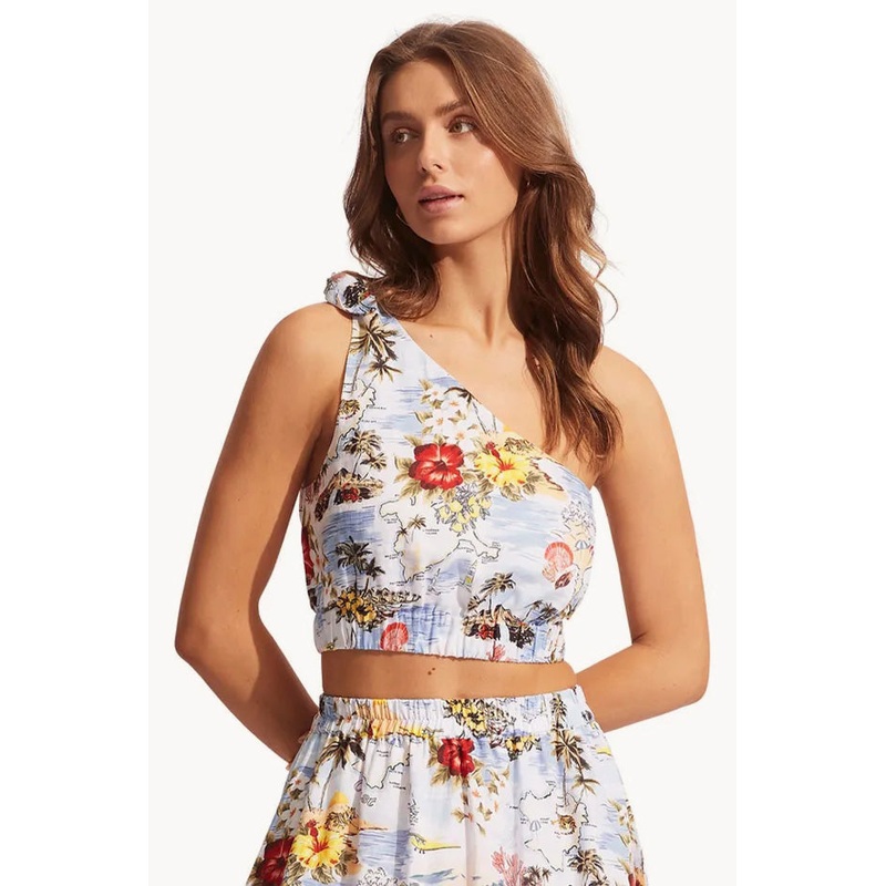 Coast To Coast One Shoulder Top