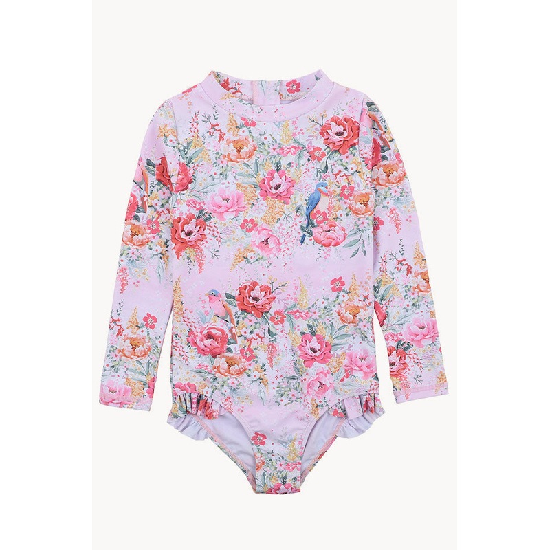 Girls Tali Long Sleeve Sunsuit