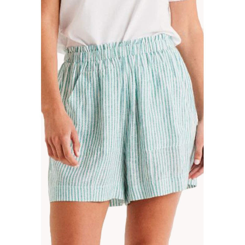 Pinstripe Baker Short