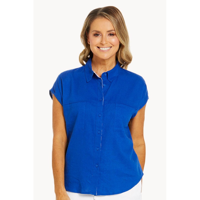 Plain Lucille Button Shirt