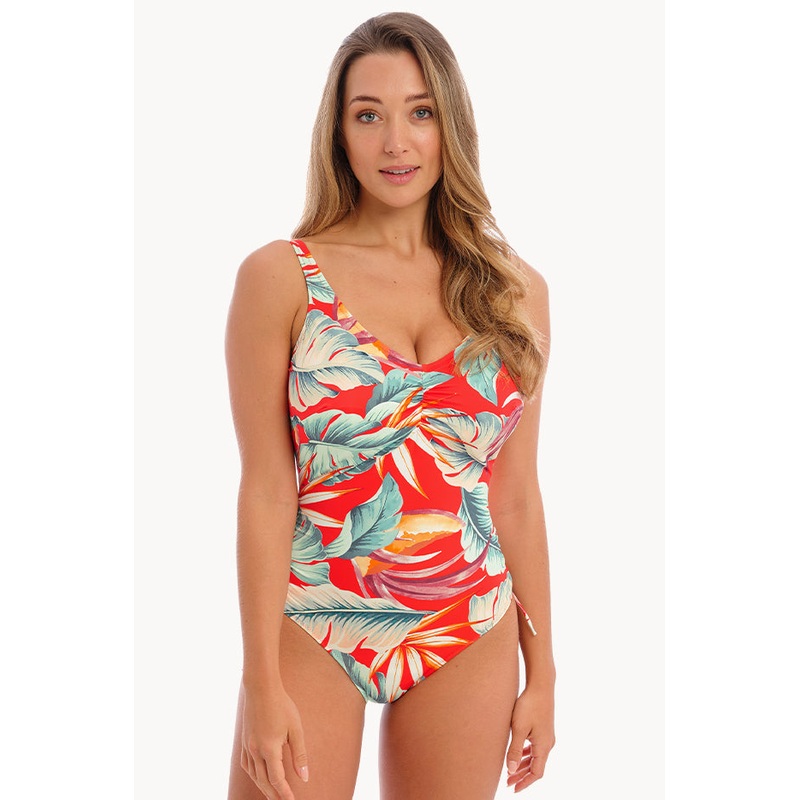Bamboo Grove G Cup V Neck One Piece