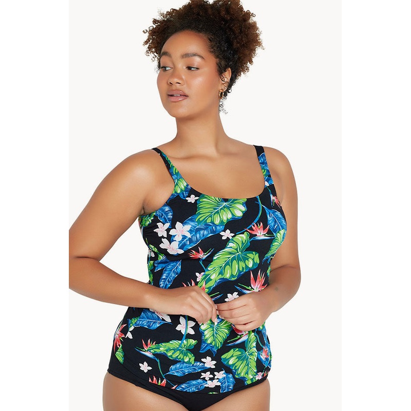 Paradise Scoop Neck Tankini Separate