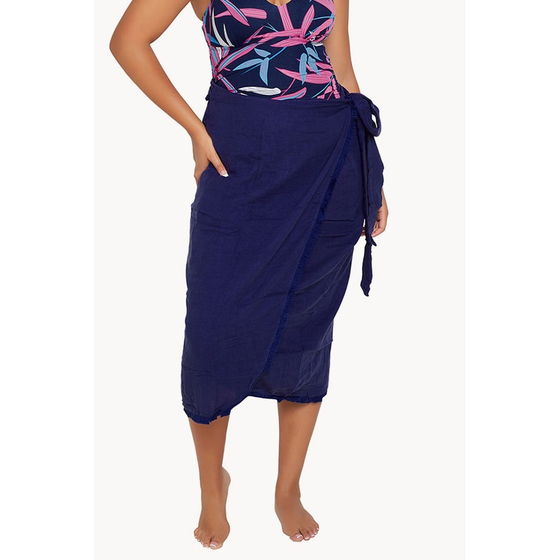 Plain Frayed Edge Sarong