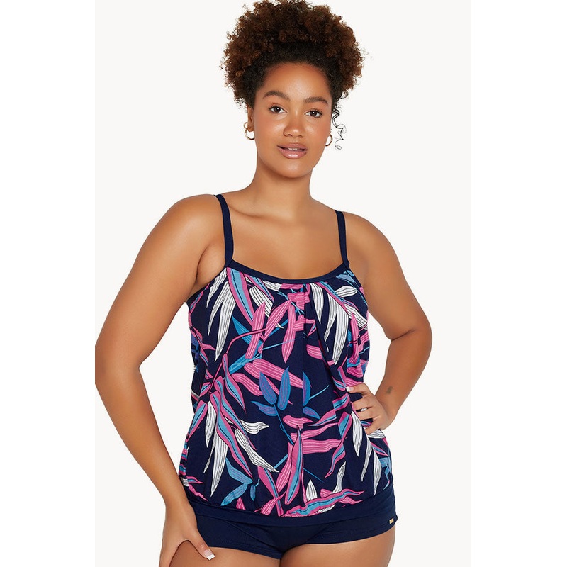 Vintage Palms Blouson Tankini Separate