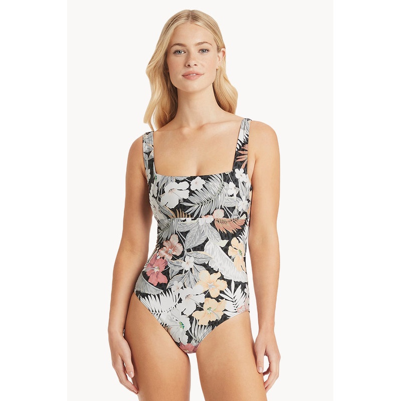 Calypso Square Neck One Piece