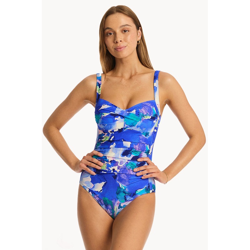 Cascade Twist Front One Piece