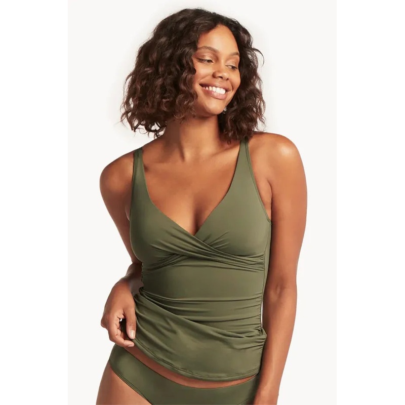 Eco Essentials Cross Front Tankini Separate