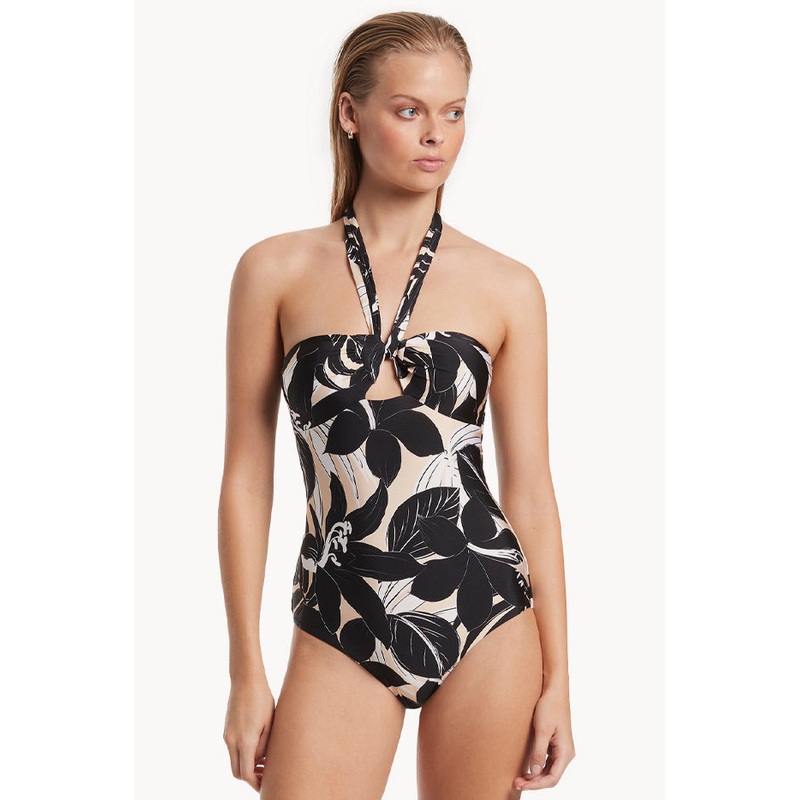 Floreale Halter Tie One Piece