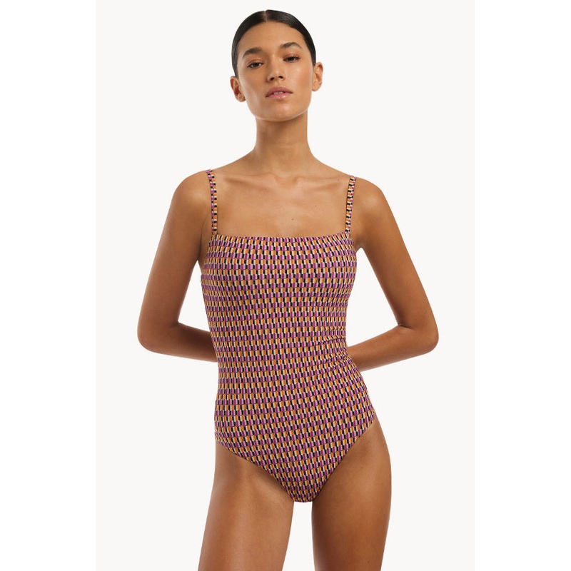Lumiere Square Neck Tank One Piece