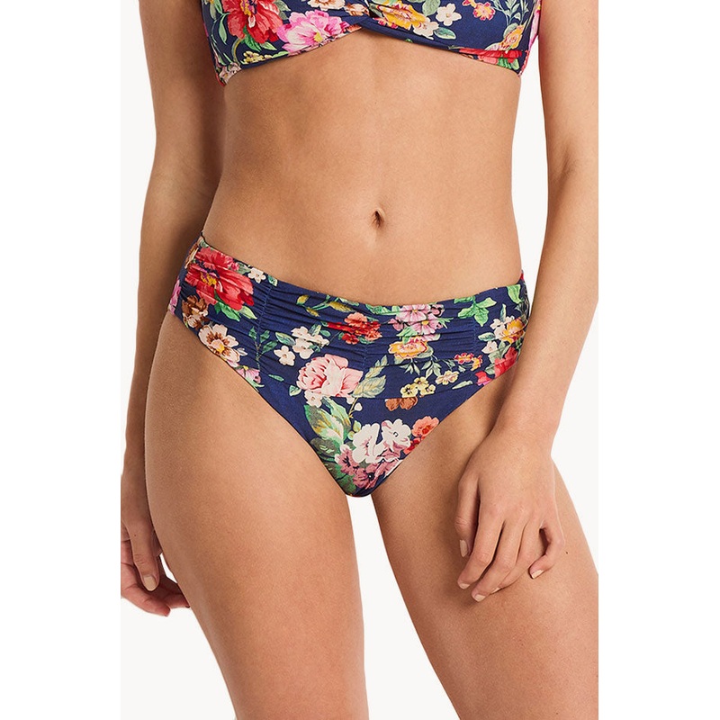Gina Mid Rise Ruched Pant