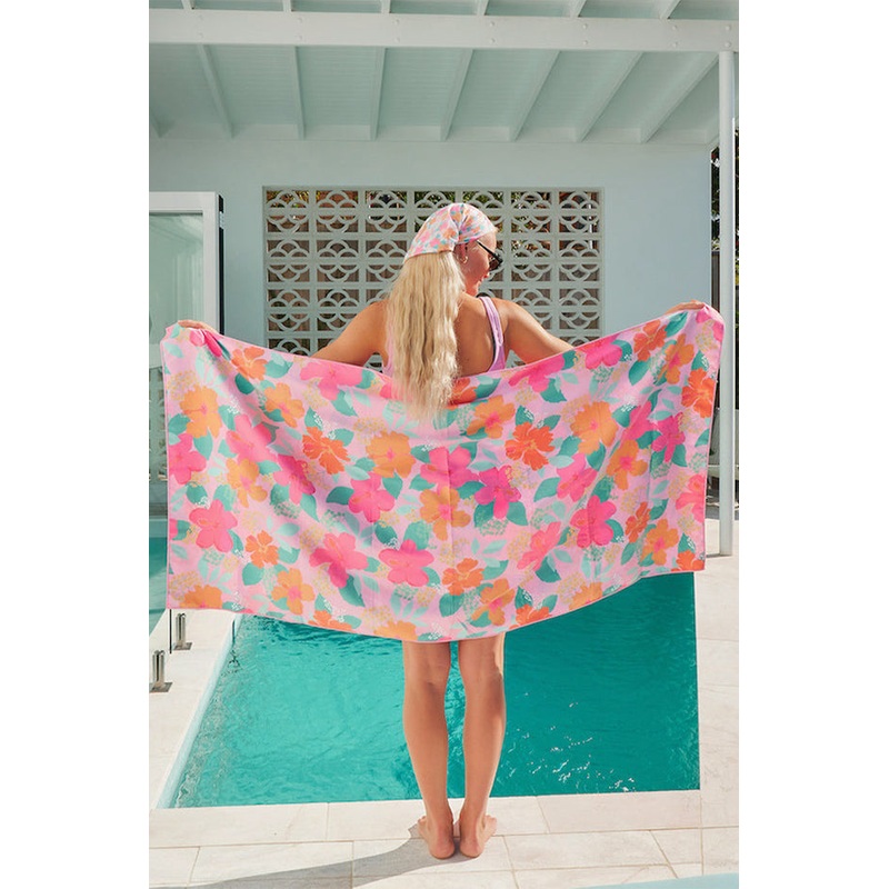 Hibiscus Sand Free Towel