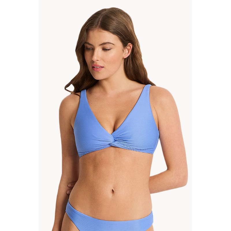 Rib Multi Fit Twist Crop