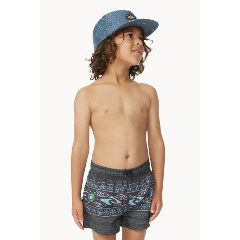 Boys Mystic Waves Volley Boardshort