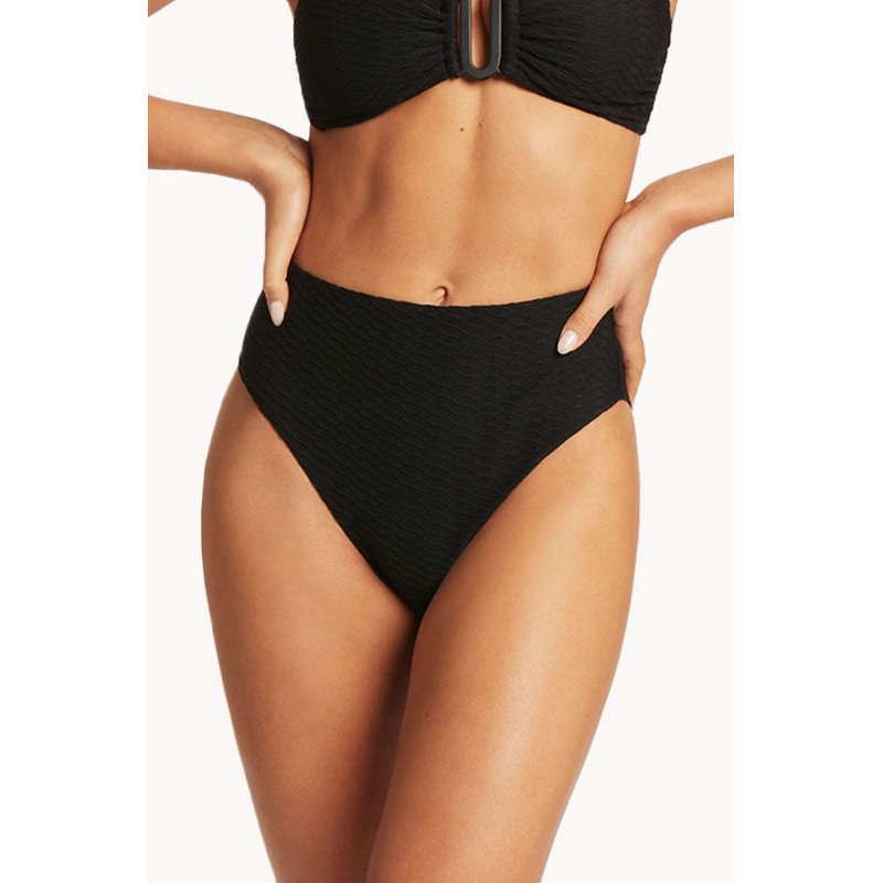 Honeycomb Retro High Waist Pant