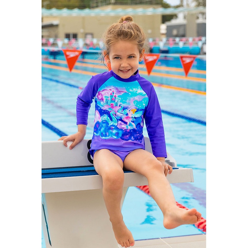 Girls Ballerina Long Sleeve Suntop