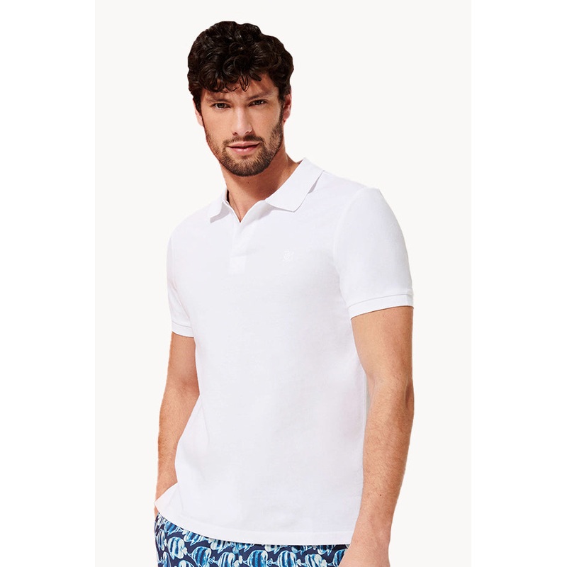 Mens Cotton Pique Polo Shirt