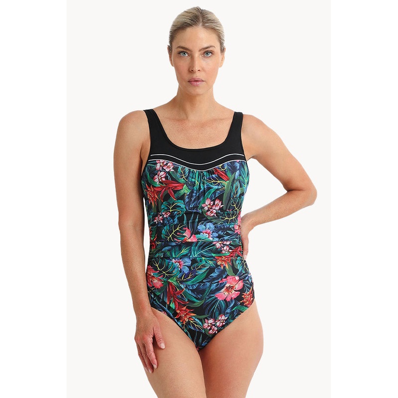 Oasis Ruched Scoop Neck One Piece