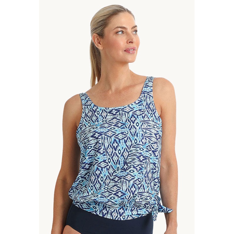 Tide Bandeau Blouson Tankini Separate