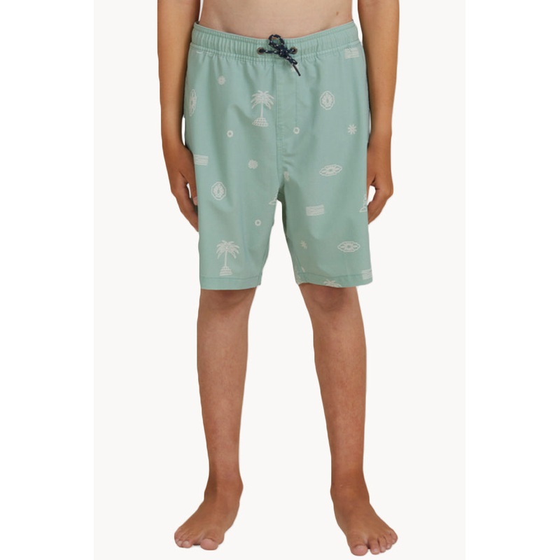 Boys Palm Sundays Layback Boardshort