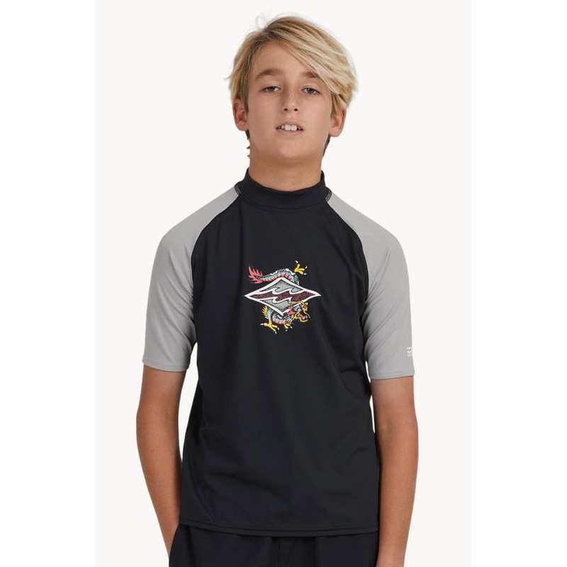 Boys Shadow Rf Short Sleeve Suntop