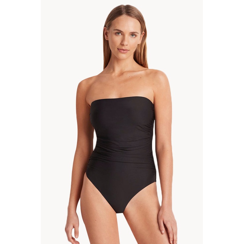 Ruched Bandeau One Piece