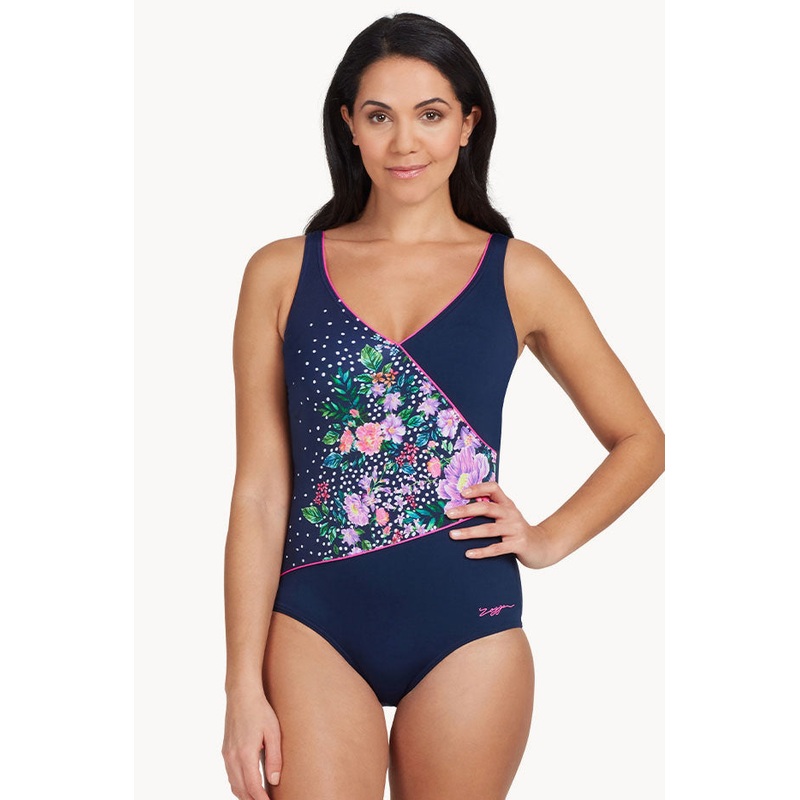 Martinique Wrap Front One Piece