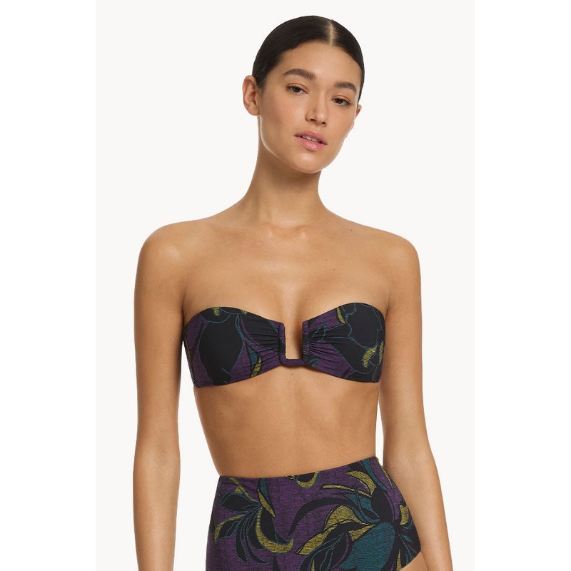 Midnight Tropical Bandeau