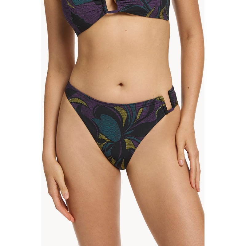 Midnight Tropical High Leg Pant