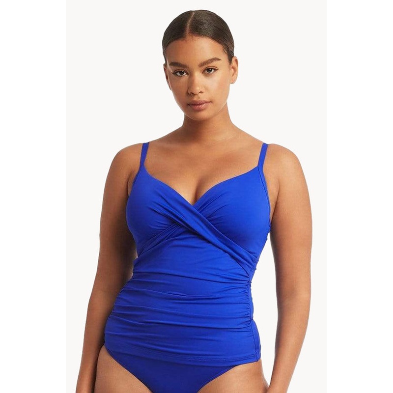 Eco Essentials DD/E Cup Cross Front Tankini Separate