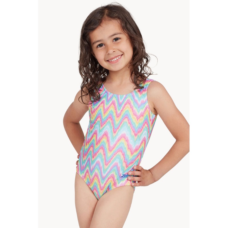 Girls Play Wave Scoopback One Piece