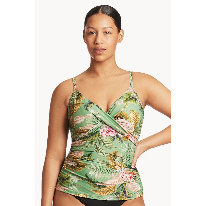 Lost Paradise DD/E Cup Twist Front Tankini Separate