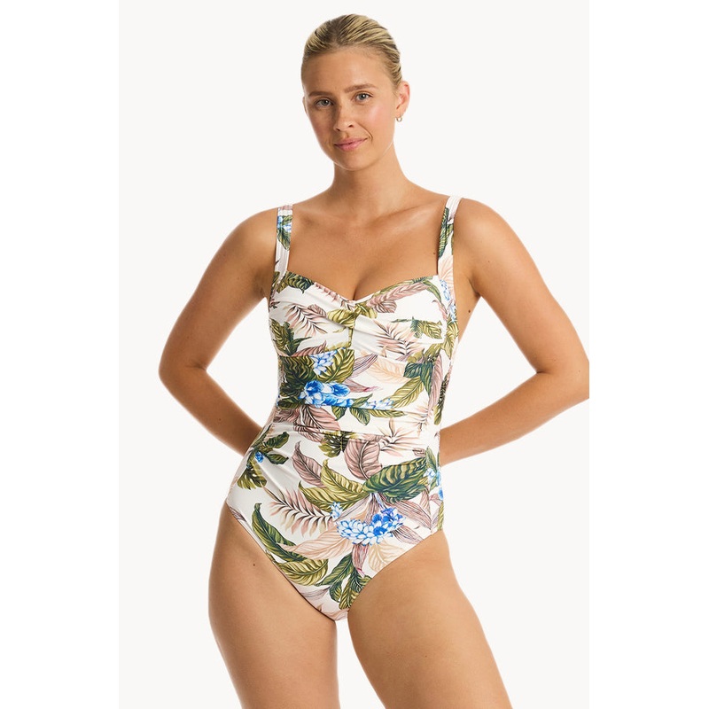 Lost Paradise Twist Front One Piece