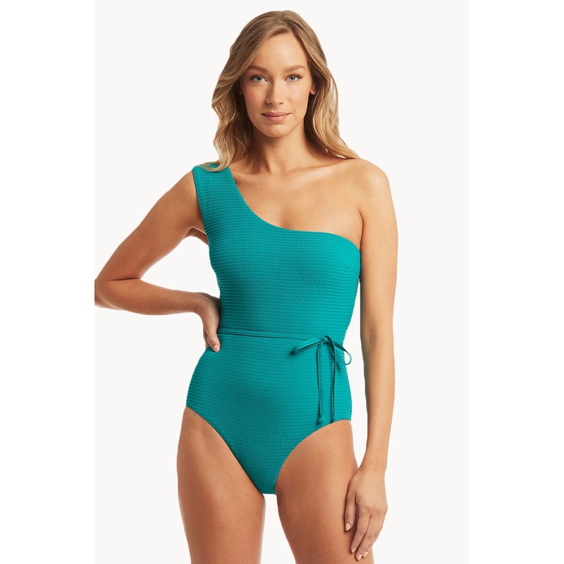 Messina Wide Strap Diagonal One Piece