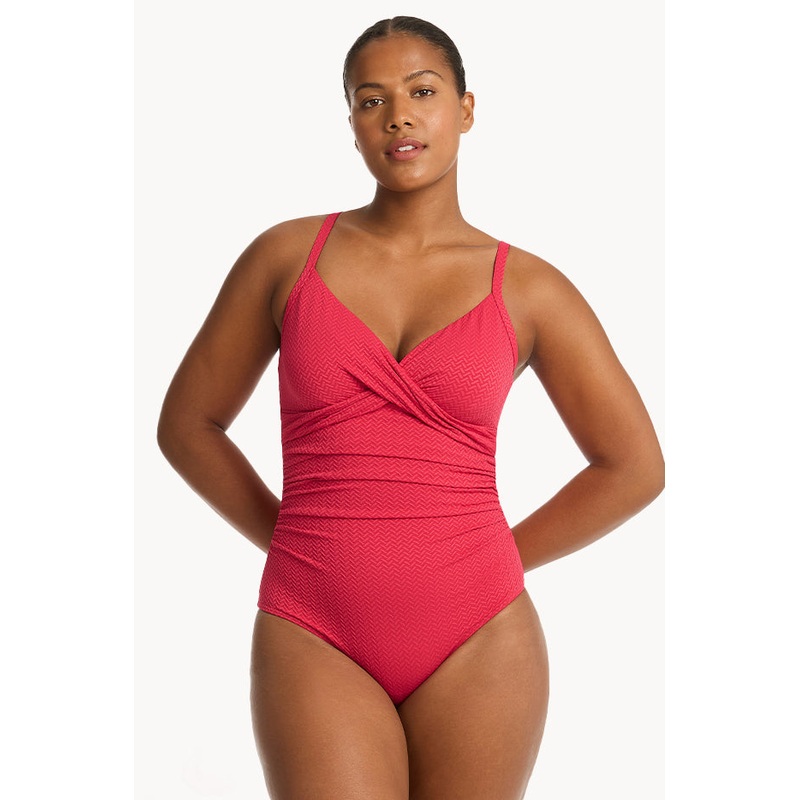 Nouveau DD/E Cup Twist Front One Piece