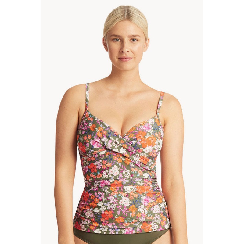 Parkland DD/E Cup Cross Front Tankini Separate