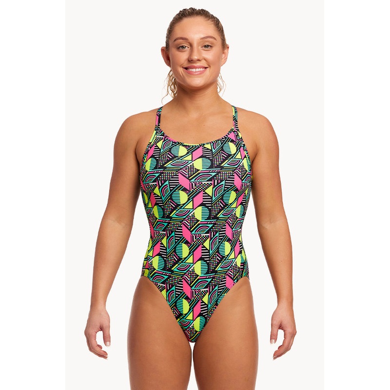 Dot Matrix Diamond Back One Piece
