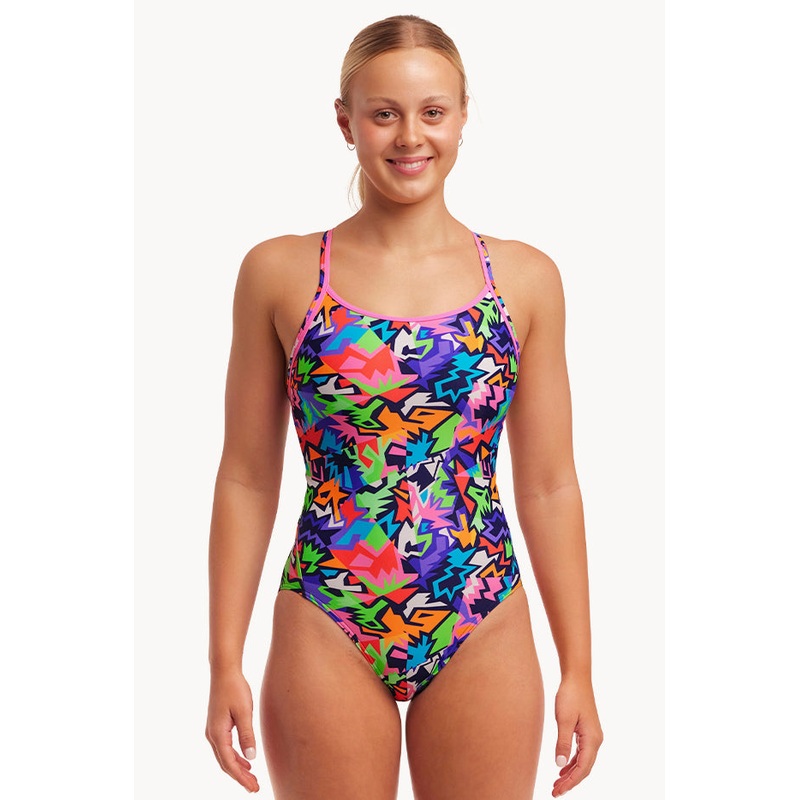Sharp Edges Diamond Back One Piece